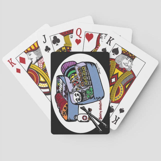 derby for lunch playing cards (Back)