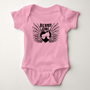 Derby Girl, Roller Derby Baby Bodysuit