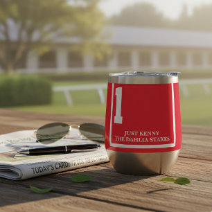 Derby Horse Race Red 1 Personalized