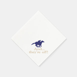 Derby Horse Racing Paper Napkins