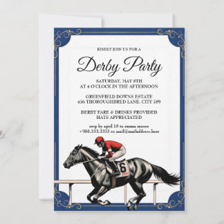  Derby Horse Racing Party Invitation 2026