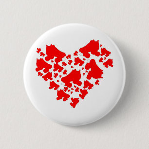 Derby Love 2 Inch Round Button
