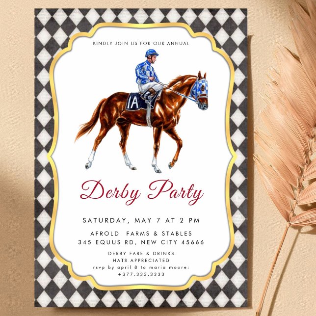 Derby Party Invitation (Créateur téléchargé)