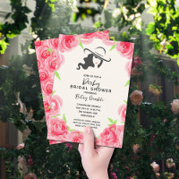 Derby Roses Big Hat Bridal Shower