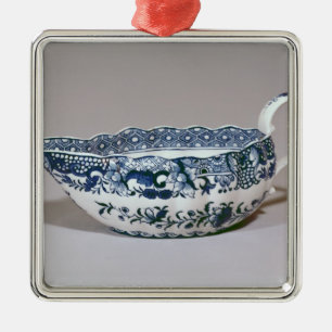 Derby sauceboat, c.1765 metal ornament
