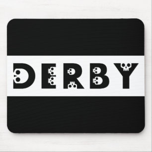 derby : skullphabet mouse pad