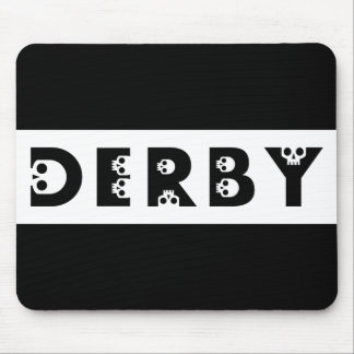 derby : skullphabet mouse pad