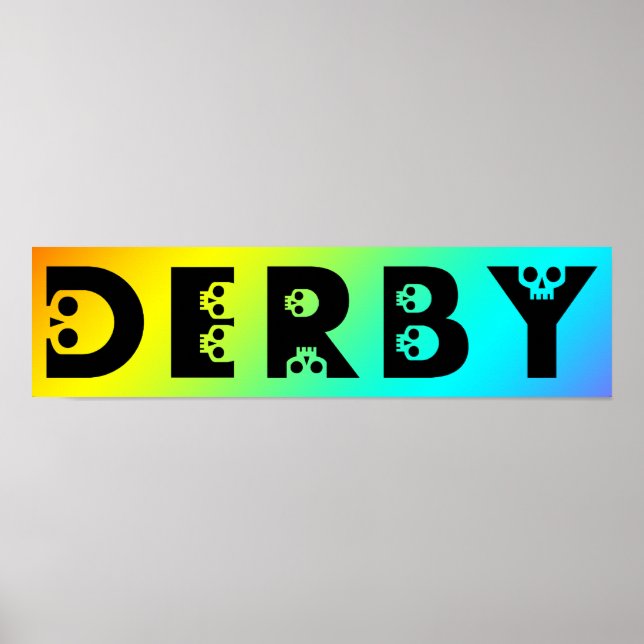 derby : skullphabet poster (Front)