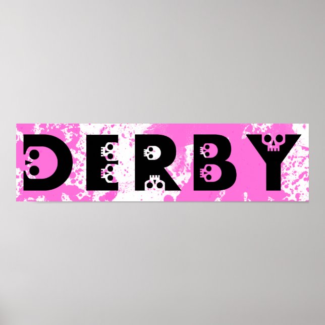 derby : skullphabet poster (Front)