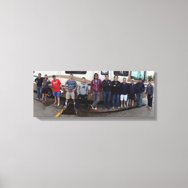 Derby Trip 2013 RV Canvas Print (Front)