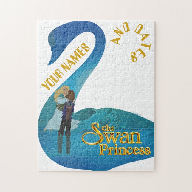 Derek finds Odette Personalized Photo Puzzle (Vertical)