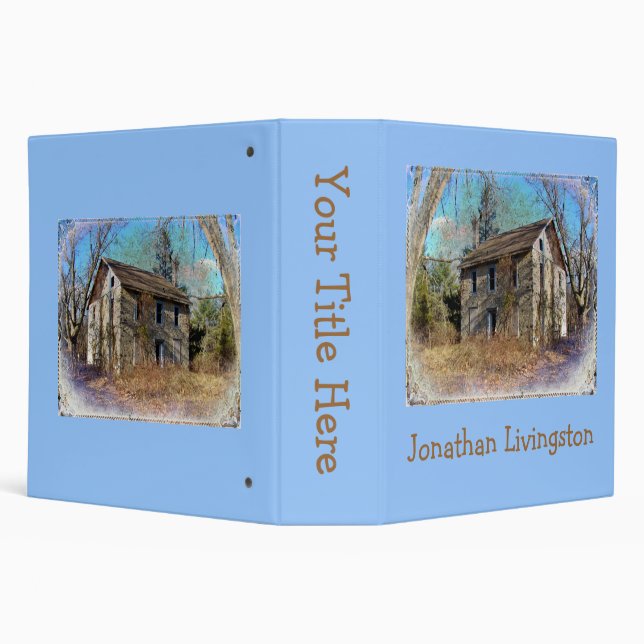 Derelict Farmhouse on Upper Ridge Road Binder (Background)