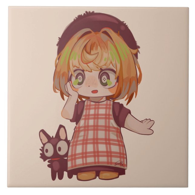 Deretjie Chibi  Tile (Front)