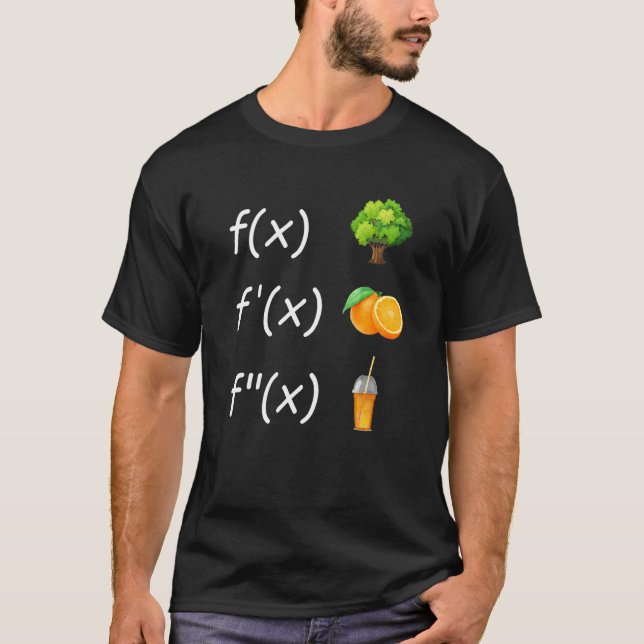 Derivative Analysis Calculus Mathematics Math Teac T-Shirt (Front)