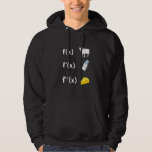 Derivative Math Joke Cow Milk Cheese Teacher Scien Hoodie<br><div class="desc">Derivative Math Joke Cow Milk Cheese Teacher Science</div>