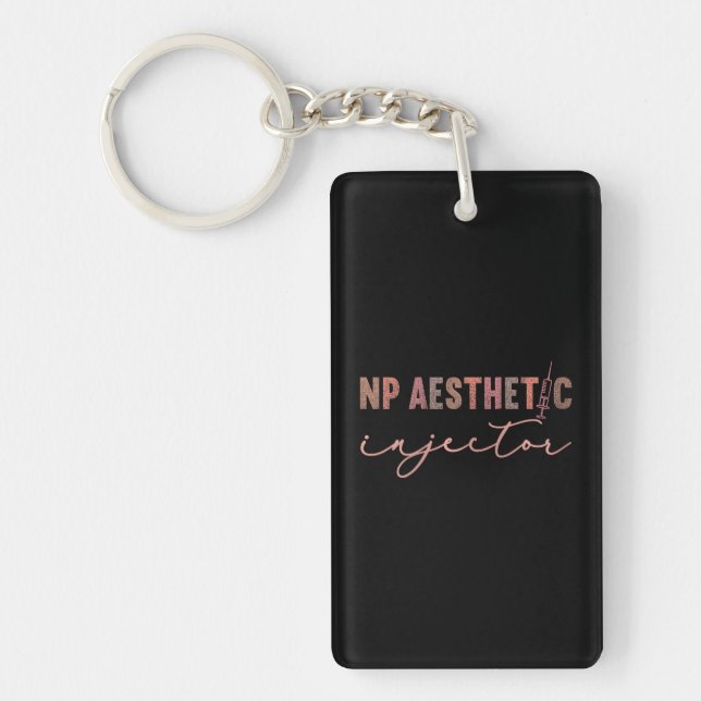 Derm Nurse PA NP Aesthetics Injector botox Keychain (Front)