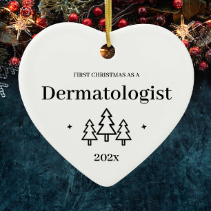 Dermatogist First Christmas 2022 Heart Ceramic Ornament