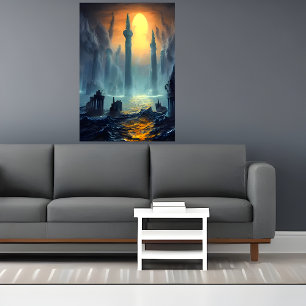 Dernier d'Atlantis   AI Art Poster