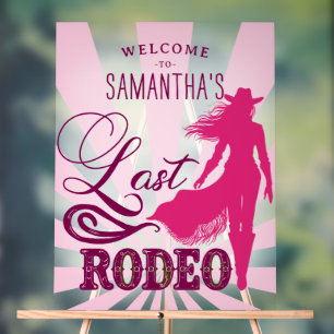 Dernier Rodeo Rose Cowgirl Nash Bash Bach Bienvenu