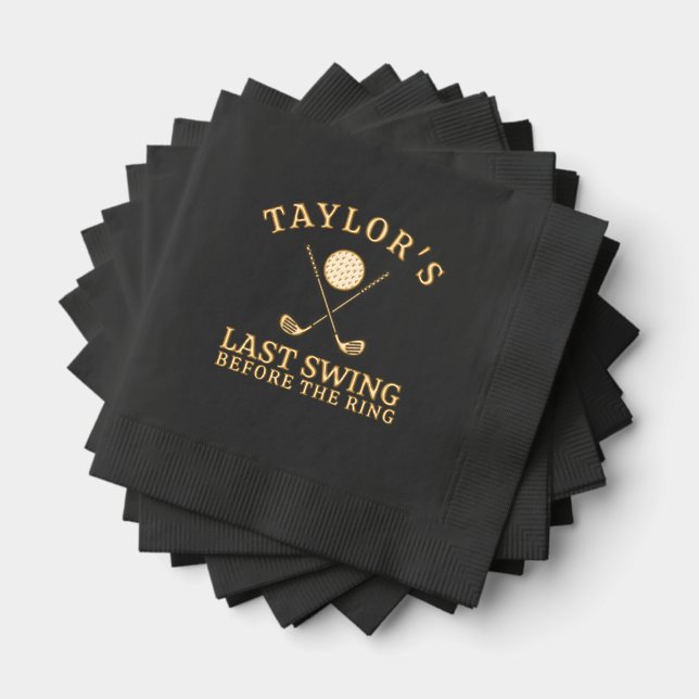 Dernier Swing Avant Le Bachelor De Golf Ring (Insitu (empilé))