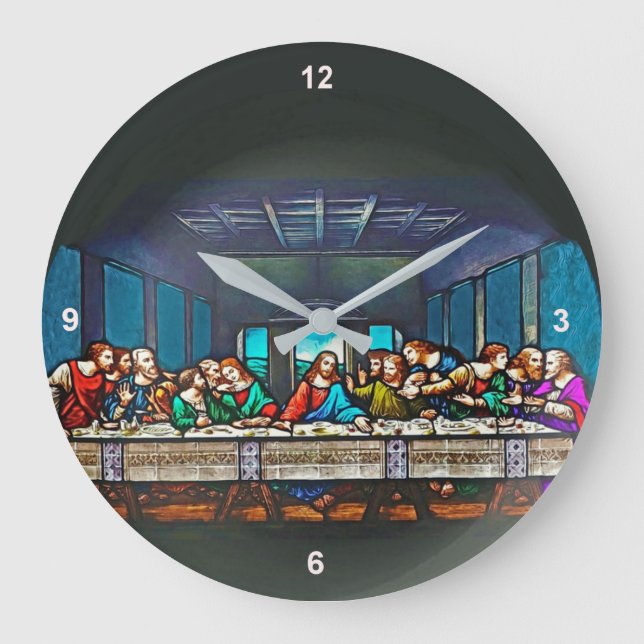 Dernière horloge murale acrylique (Recto)
