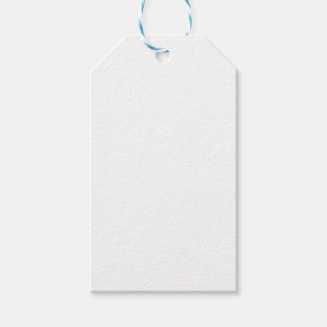 Dernières étiquettes cadeaux TextLogo personnalisé (Devant)