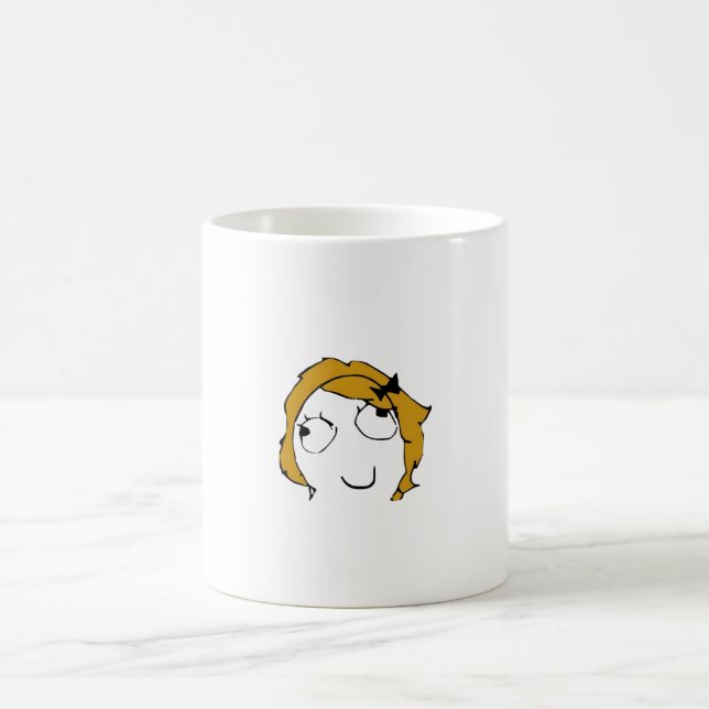Derpina Face Meme Coffee Mug (Center)