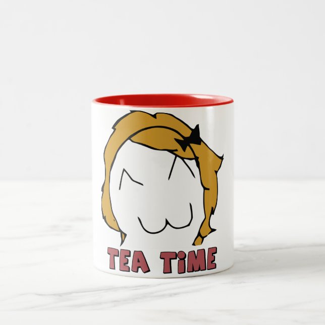 Derpina "TEA TIME" MEME Mug (Center)