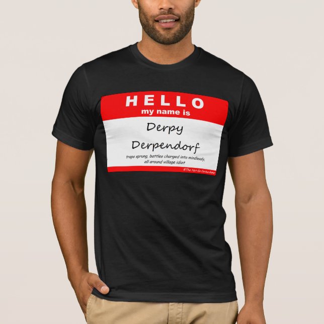 Derpy Derpendorf T-Shirt (Front)