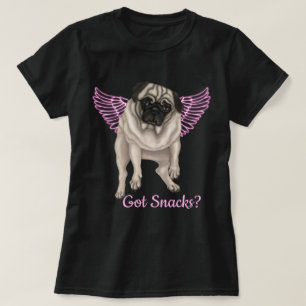Derpy Pug - Got Snacks? T-Shirt