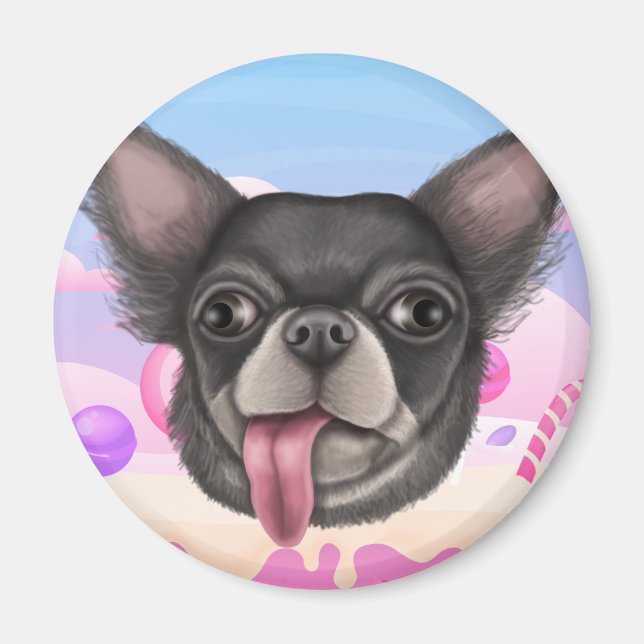 Derpy Puppy Magnet (Front)