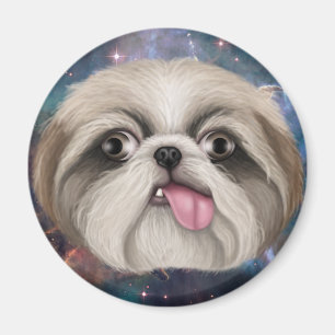 Derpy Shih Tzu Magnet