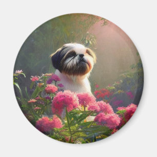 Derpy Shih Tzu Magnet