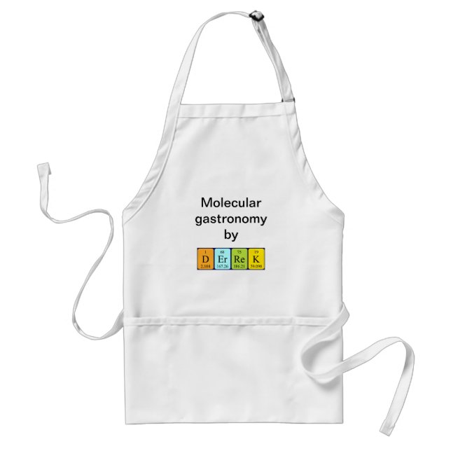 Derrek periodic table name apron (Front)