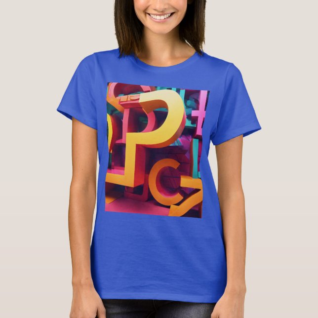 Derrick 3D Vibrance Tee" T-Shirt (Front)