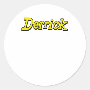 Derrick Fan Shirt Sticker