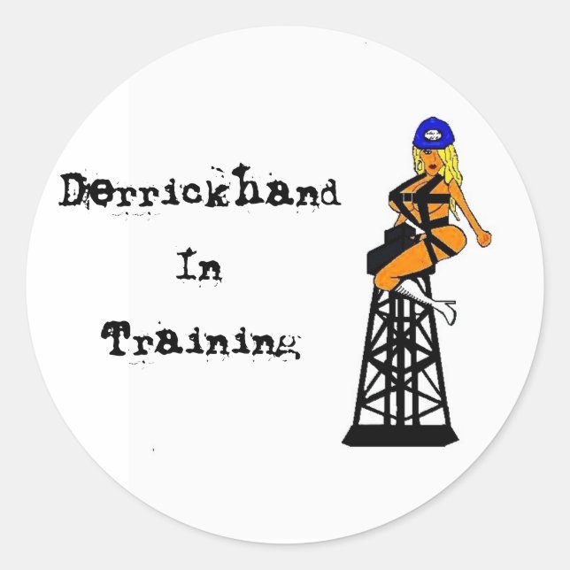 Derrickhand Dans L'Entraînement Sticker Casquette  (Devant)
