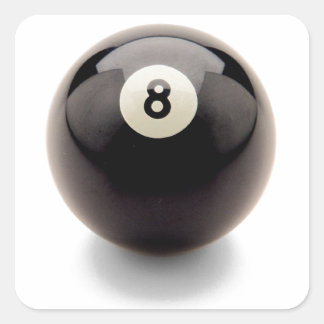 Derrière 8 la boule huit mettez les autocollants