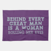 Derrière chaque homme serviette de cuisine personn
