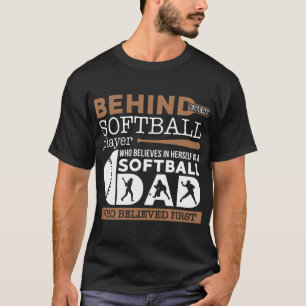 derrière des T-shirts de papa du base-ball