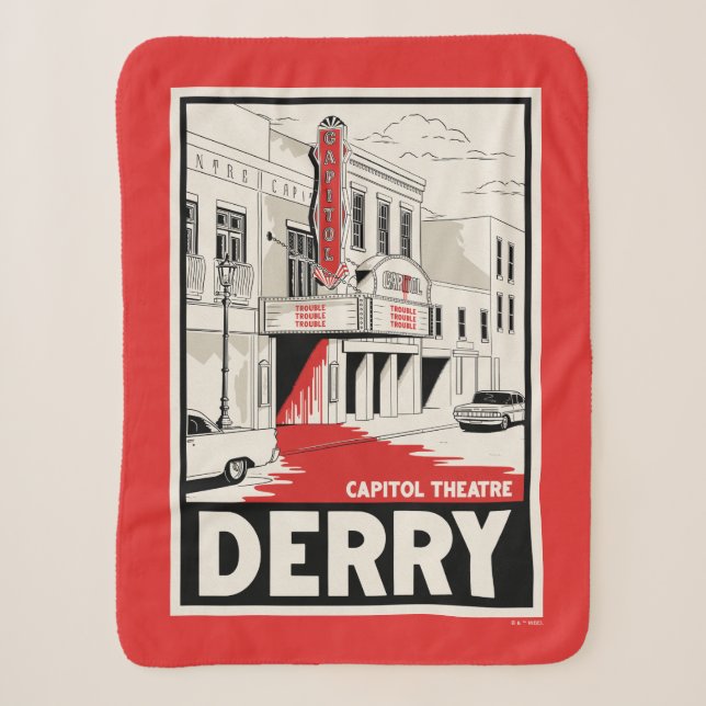 Derry Capitol Theatre Sherpa Blanket (Front)