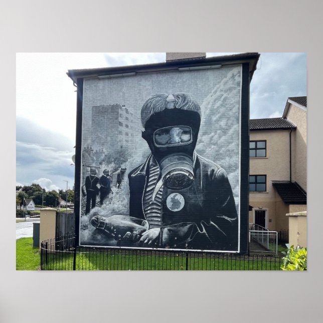 Derry/Londonderry Northern Ireland The Troubles Poster (Front)