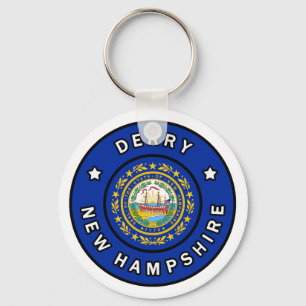 Derry New Hampshire Keychain