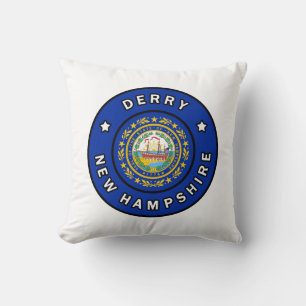 Derry New Hampshire Throw Pillow