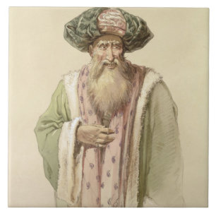 Dervish - from Bosnia Tile