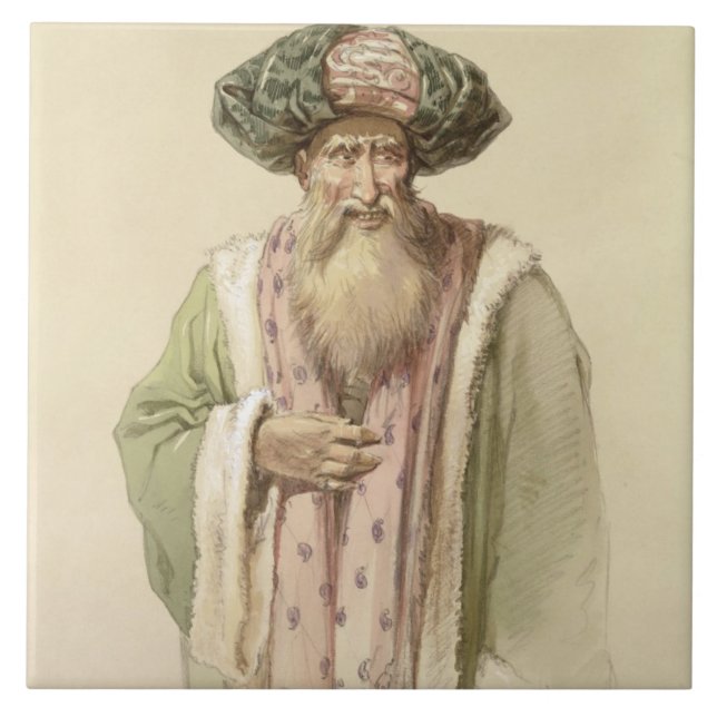 Dervish - from Bosnia Tile (Front)