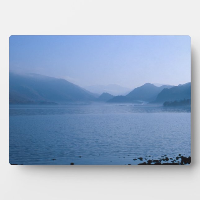 Derwent Water Cumbria England Card Poster Plaque (Front)