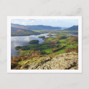 Derwent Water from Walla Crag Postcard