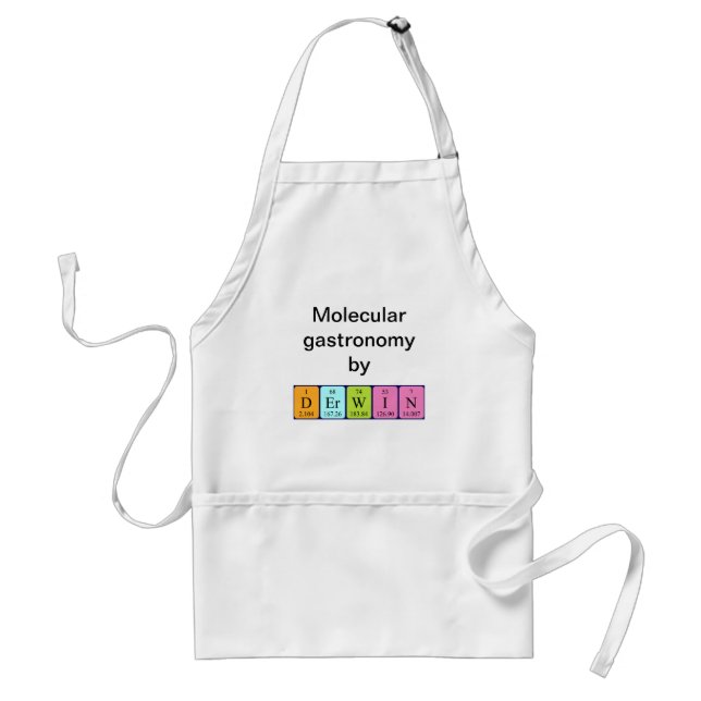 Derwin periodic table name apron (Front)