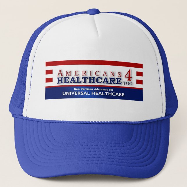 Des Américains 4 de soins de santé casquette trop (Devant)
